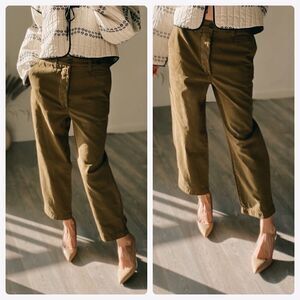 ZARA Cotton Pants Cargo Style Pockets